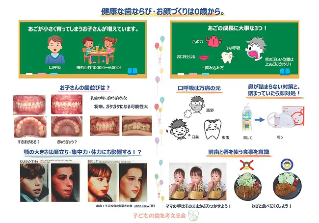 歯科医院での取り組みの資料の画像